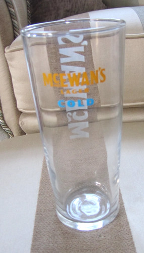 Mcewan gold pint glass - mcewan's,