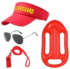 4 PCS Life Guard Costume