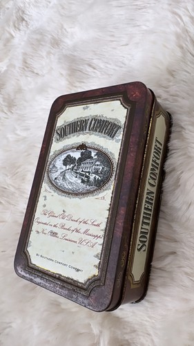 Vintage southern comfort tin - southern,