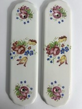 Vintage Floral Door Plates /