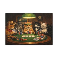 Cool Cats Poker Table Matte