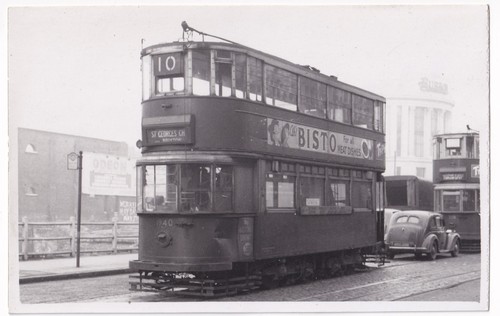 London tram 1940 - route, 10