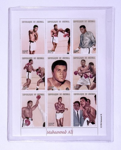 Muhammad ali sheet - sheet, stamps