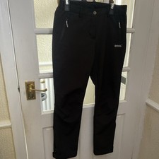 Regatta Ladies Great Outdoors Padded Trousers Size 10 Zip & Popper On Ankle