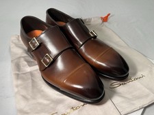 Mens SANTONI Double MonkStrap