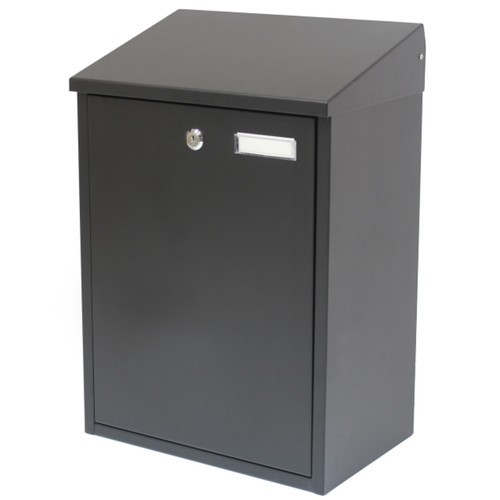 Large black lockable outdoor - large,