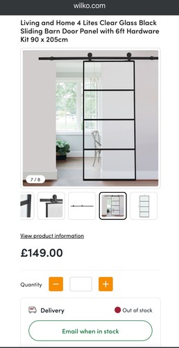 Sliding barn door panel - sliding,