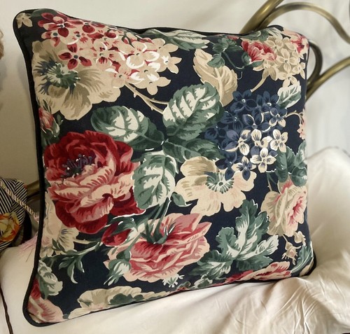 Habitat peony floral cushion - peony,