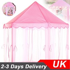 3 Colors Kids Girls Princess Castle Play Tent Children Play House Indoor Outdoor