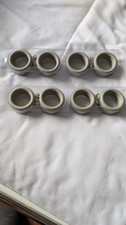 Curtain Rings X 24 Grey Solid
