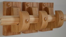 Wooden curtain pole - wooden,