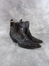 Womens Vintage Vimar Alligator Scale Boots 5 1/2