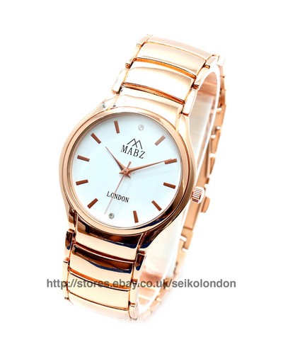 Unisex white dial watch - white,