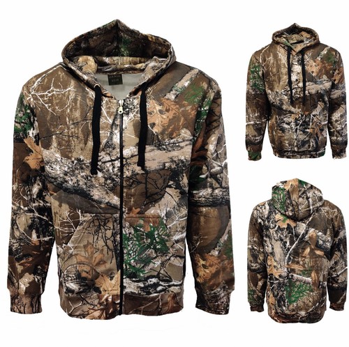 Mens jungle print zip - print, hoody