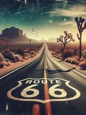 Route 66 USA Vintage metal