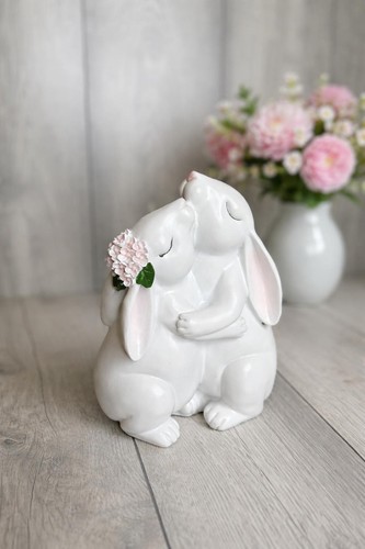 Easter bunny figurine hugging - bunny,
