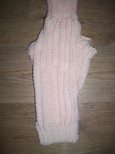 Brand new hand knitted ribbed