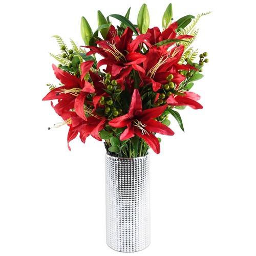Artificial lily display - artificial,