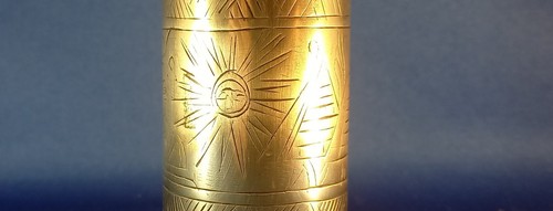 Ww1 trench art pom - ww1,