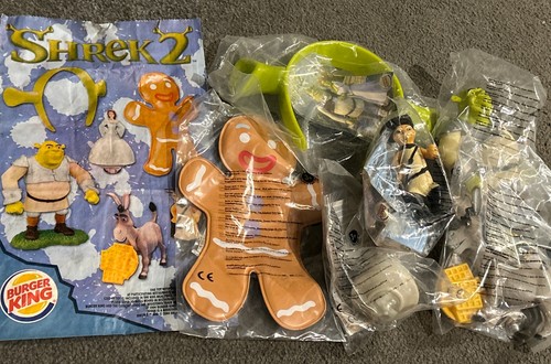Shrek burger king toys - shrek, 2
