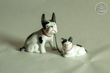 Miniature Ceramic French bull