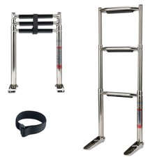 Telescopic Marine Boat Ladder Folding Stainless Steel 3 step Dock Swimming Pool