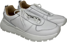 Next Leather White Wedge Trainer UK 7 EU 41 ?