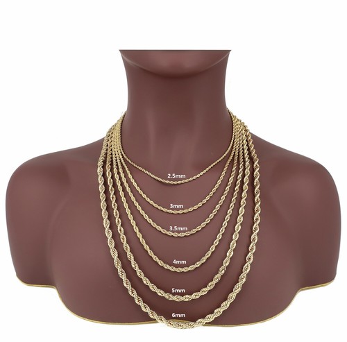 Men 14k rope chain - 14k,