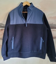 M&S Men's fleece quarter zip