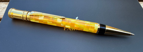 Parker duofold citrine - citrine, checked