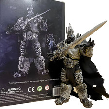 Arthas World of Warcraft Lich King Action Figure Death Knight Toys Gift 18cm