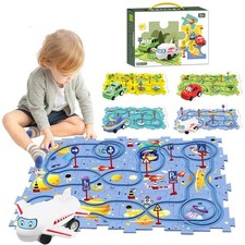 12PCS Puzzle Racer Kids Car