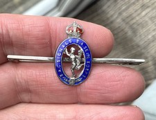 Vintage Royal Signals Corps Pin BADGE Military Enamel  Sac Sweetheart
