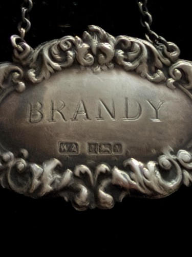 Antique solid silver brandy - solid,