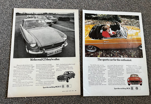 1970 mgb original adverts - 1970,