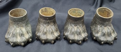 Solid brass ornate claw - solid,