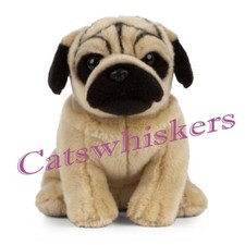 Sitting Pug Puppy Plush Soft