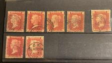 7 Penny Reds with FINE CDS Cancels - VERY NICE!!