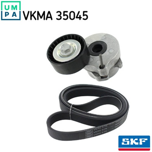 Vribbed belt set - vribbed, vkma