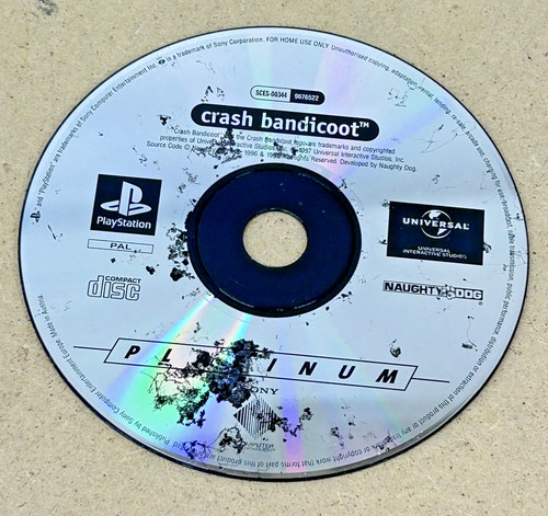 Playstation one crash - one,
