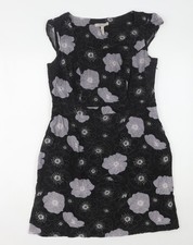 Pepperberry Women's Black Floral Dress Size 12