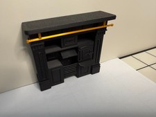 Dolls house fire place - house, cast