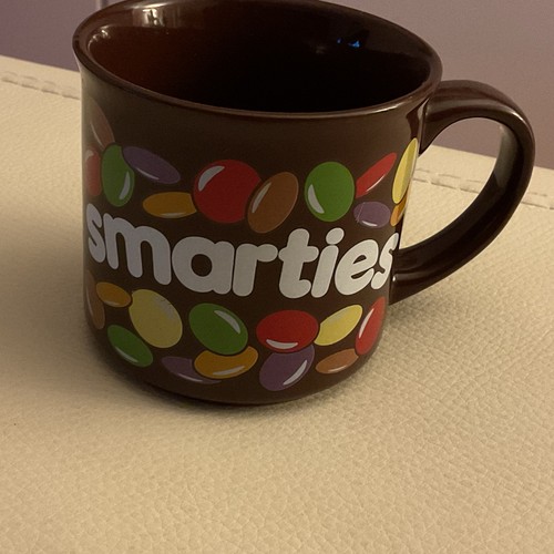 Smarties brown ceramic mug - brown,