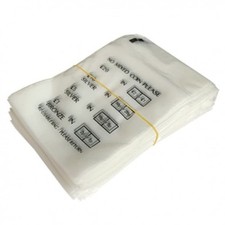 PLASTIC COIN BAGS - MONEY BANK BAGS NO MIXED COINS CHANGE CASH RETAIL 150 BAG