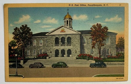1948 postcard poughkeepsie - 1948, ny