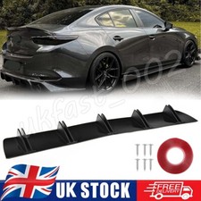 Black Rear Bumper Diffuser