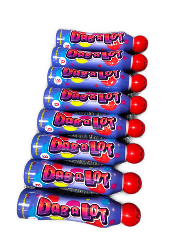 Dab lot bingo - 8, red