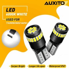 2x T10 Car Led 501 Side Light Bulbs 24Smd Error Free Canbus Xenon White W5w Bulb