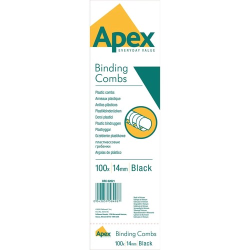 Fellowes apex plastic - plastic, binding