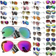 Pilot style Sunglasses Fashion 80s Retro Designer Shades Mens Womens Ladies